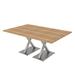 6 Person Rectangular Conference Table With X Bases Data And Electric