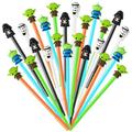 25PCs Galaxy Wars Party Favors Gel Pen Baby Star Themed Pens Black Baby Yoda Pens Cute Kawaii Gifts for Kids Decorations Galaxy Wars Themed Party Supplies Pinata Stuffers and School Office Supplies