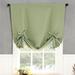 Sun Zero Greenwich Energy Saving Blackout Rod Pocket Window Tie-up Shade