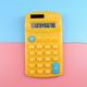 Mrigtriles Mini Portable Color Calculator Office Supplies Basic Standard Calculator With 8 Digit Display Battery Solar Smart Calculator