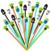 25PCs Galaxy Wars Party Favors Gel Pen Baby Star Themed Pens Black Baby Yoda Pens Cute Kawaii Gifts for Kids Decorations Galaxy Wars Themed Party Supplies Pinata Stuffers and School Office Supplies