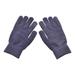 Clearanceï¼�Fdelink Men s and Women s Winter Thick Warm and Cold Knitted Solid Color Cycling Gloves the Warm (Purple)