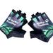 Clearanceï¼�Fdelink Women Men Gloves Driving Thinness Sport Exercise Training Half Gloves the Sport (Green)