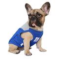 iChoue Quick Dry Shirts for Dogs Cooling Shirt Sleeveless Stretchy Tank Top Vest Clothes French Bulldog English Pug Grey Blue - Large