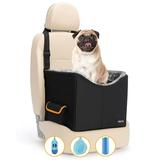 UNICITII Lookout Pet Car Booster Seat for Small Dogs Bucket Booster Pet Seat Elevated Dog Booster Car Seat Lookout Dog Car Seat for Small Dogs