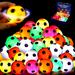 EYKOOW 12 Pack Soccer Party Favors Party Supplies Bulk For Kids Christmas Gifts Glow in The Dark Party Supplies Football Toys LED Light Up Fidget Spinners Goodie Bag Fillers Return Gifts