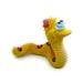Smiley Snake Sensory Squeaky Rubber Dog Toy for Small & Medium Dogs (Yellow) Natural Rubber (Latex) Lead Chemical-Free Complies with Same Safety Standards as Children s Toys Soft Unstuffed