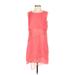 BCBGMAXAZRIA Casual Dress - Shift: Orange Dresses - Women's Size Small