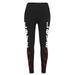 HAPIMO Yoga Legging Pants for Women Fall High Rise Trousers Running Sports Stretch Trendy Clothes Love Baseball Black XXXL