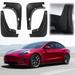 Tesla Model 3 Mud Flaps - No Drilling Tesla Model 3 Splash Guards Fender for 2016- 2023 Upgraded Model 3 Mud Guardï¼ˆSet of 4ï¼‰