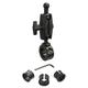 Arkon 25mm Robust Aluminum Motorcycle Handlebar Mount - 17mm Ball Compatible Black Retail