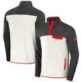 Men's NFL x Darius Rucker Collection by Fanatics Pewter/Cream Tampa Bay Buccaneers Micro Fleece Quarter-Snap Jacket