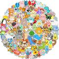 300pcs Water Bottle Stickers for Kids Cute Vinyl Sticker for Laptop Computer Notebook World of Animals Sticker Pack for Children