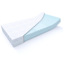 MSS e.K. Aqua Deluxe - 7 Zonen Wellness Kaltschaummatratze Wendematratze 200x130x16 cm H4 / H5