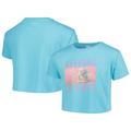 Girls Youth Blue The Mandalorian Keeping It Cute Cropped T-Shirt