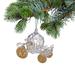 iH casadécor ih casadecor Christmas w/ Gold Ornament Carriage - Set Of 12 Christmas Holiday Shaped Ornament | 4 H x 2.35 W x 4.35 D in | Wayfair