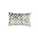 Lili Alessandra Karl Velvet Feather Geometric Lumbar Pillow Down/Feather/Velvet | 14 H x 22 W x 6 D in | Wayfair L127AFI