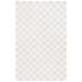White 60 x 36 x 0.25 in Indoor Area Rug - Martha Stewart Rugs Msr4760 Chelsea Area Rug In Beige/Ivory Cotton/Wool | 60 H x 36 W x 0.25 D in | Wayfair