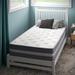 Twin 10" Foam Mattress - Wayfair Sleep™ Sleep 10 Inch Pocket Spring w/ CertiPUR-US Certified Layer, Polyester | 75 H x 39 W D in
