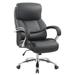 Inbox Zero Kurys Faux Leather Office Chair Upholstered in Brown/Gray | 44.49 H x 25.98 W x 29.13 D in | Wayfair 1FC03F57983A47C9BCE53C5428F721D9