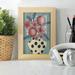 Red Barrel Studio® Edoardo Jamboree Floral II Framed On Paper Graphic Art Paper in Black/Blue/Green | 7 H x 5 W x 1 D in | Wayfair