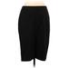 Le Suit Casual Skirt: Black Solid Bottoms - Women's Size 12