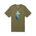 Men's Cotopaxi Llama Stripes Organic T-Shirt - Khaki - Size XL - T-Shirts