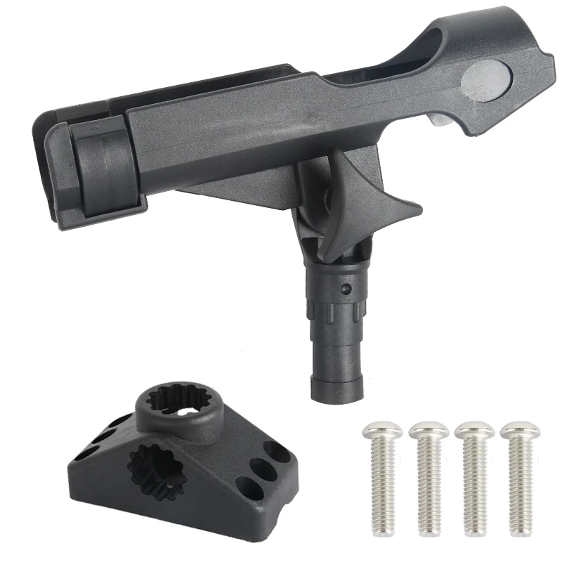 Schlauchboot Zubehör Schlauchboot Floß Angelwerkzeug Rutenhalter Gerätestange PVC Sup Board Kajak Fixierer Fix Pole Mount Winkel A09016 Image