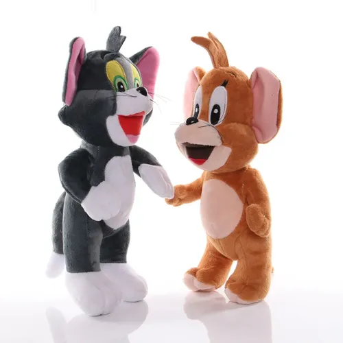 Neue 25cm Tom und Jerry Plüsch tier Cartoon Film Katze Maus Plüschtiere Stofftiere Action figur