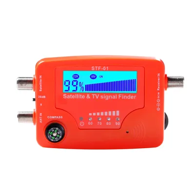 2 in 1 Satelliten-und TV-Signal finder LCD digitaler Satelliten finder TV-Antenne Signalstärke messer Signals uch messer