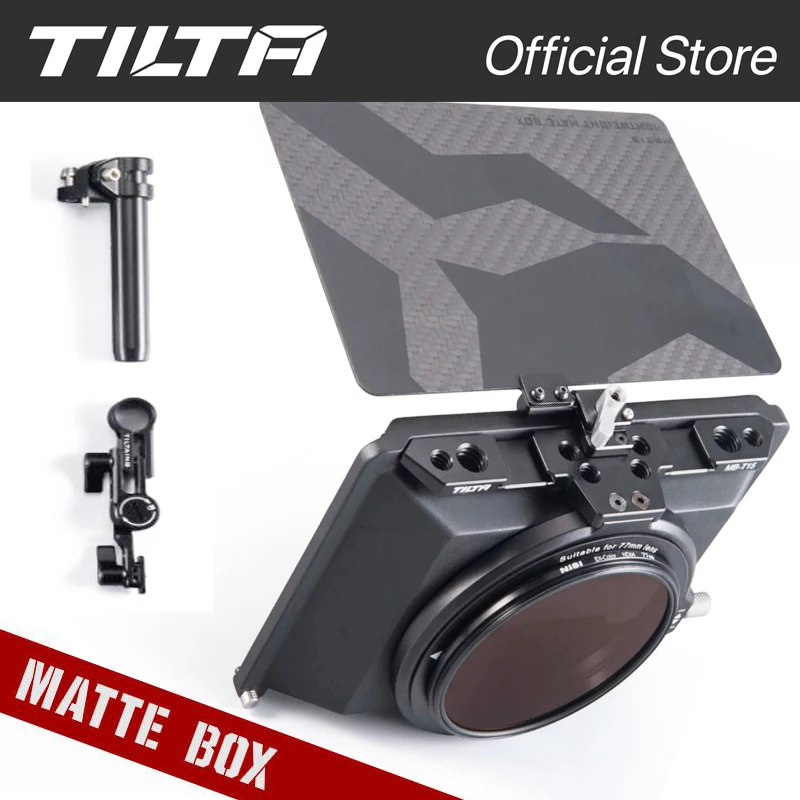 Tilta MB-T15 4*5,65 Mini Matte Box Kohle faser Top Flagge für DSLR spiegellose Kamera für Sony FX30 FX3 für Canon Image
