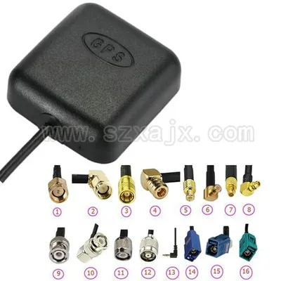 Auto-GPS-Antenne, GPS-Empfänger, Auto-DVD-GPS-Antenne mit 3,5 mm SMA SMB MCX MMCX BNC TNC Fakra-Anschluss für MFD2 RNS2 oder andere