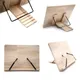 Adjustable Wood Reading Rest Tablet Book Holder Foldable Cook Home Study Room Desk Organizer 2022