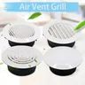 Air Vent Grill Round Air Ventilation Cover Ventilation Grille Kitchen Ducting Ceiling Wall Air Vent