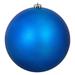 Matte Lavish Blue Shatterproof Christmas Ball Ornament