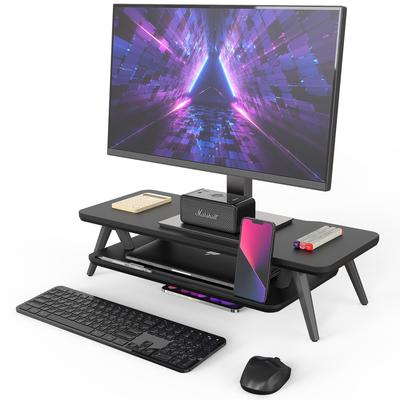 Fenge Monitor Stand, 23.6 Inch 2 Tiers Monitor Stands Riser