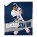 MLB Player New York Yankees Giancarlo Stanton Silk Touch Sherpa Throw