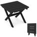 Outdoor Folding Side Table Weather-Resistant HDPE Adirondack Table