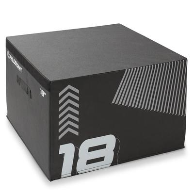 Plyometric Boxes - Soft Foam Jump Trainer Plyo Boxes by Philosophy Gym - Black