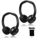 KOBANOICA Infrared Headphones for Car DVD Universal 2 Channel IR Headphones On-Ear Car Headphones Wireless (2 Pack)