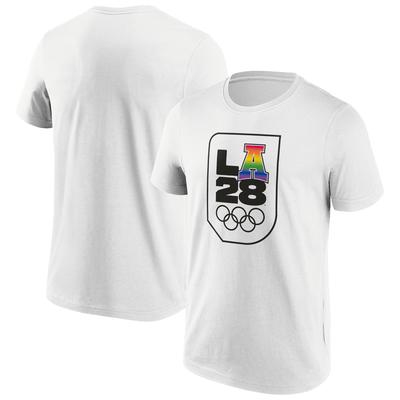 LA 2028 Pride 28 Olympics Graphic T-Shirt – Weiß Image