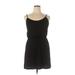 Old Navy Casual Dress - Mini: Black Solid Dresses - Women's Size Large