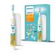 Philips Sonicare for Kids Electric Toothbrush - Design a Pet Edition Power Toothbrush with Pet Themed Sticker Sheets for Children, Slim Travel Case and USB Charger (Model HX3603/01)