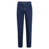 Stoffhose BRÜHL "Milano II", Herren, Gr. 28, Untersetzte Größen, blau, 78% Baumwolle, 21% Polyester, 1% Elasthan, unifarben, casual, lang, Hosen, in Stretch-Denim