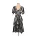 BCBGMAXAZRIA Casual Dress - A-Line: Black Dresses - Women's Size X-Small