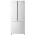 Galanz 28" 3 French Door 16 cu. ft. Refrigerator w/ Bottom Freezer, Glass in Gray/White | 70 H x 28.35 W x 29.33 D in | Wayfair GLR16FWED08