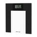 Healthometer Health O Meter Weight Tracking Digital Scale, 400 Lbs Capacity, Lcd Display, Frosted Glass Platform, 2 Users, Clear & Black | Wayfair