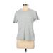 J.Crew Short Sleeve T-Shirt: Gray Tweed Tops - Women's Size Medium