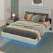 Brayden Studio® Agneza Queen Platform Bed Upholstered in Brown | 43.7 H x 64.6 W x 83 D in | Wayfair ACBA9203F58F44AB8335D37A74BA749D