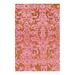 Brown/Pink 107 x 71 x 0.25 in Area Rug - Isabelline No Pattern & Not Solid Color Handmade Rectangle 8'11" x 5'11" Wool/Area Rug in Rust/Pink /Wool | Wayfair